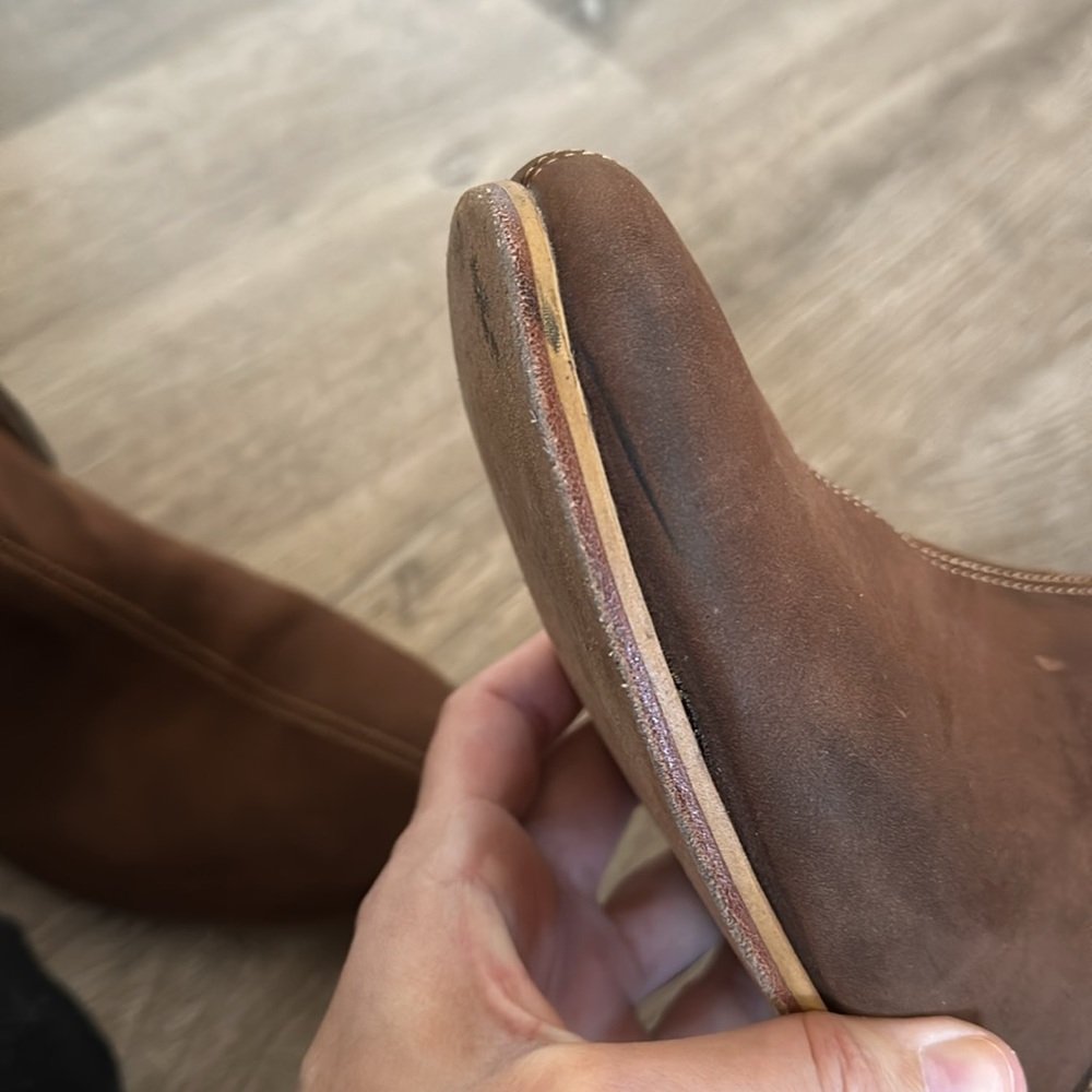 LA Zapateria Handmade Brown Snap Button Leather Booties - Picture 12 of 13